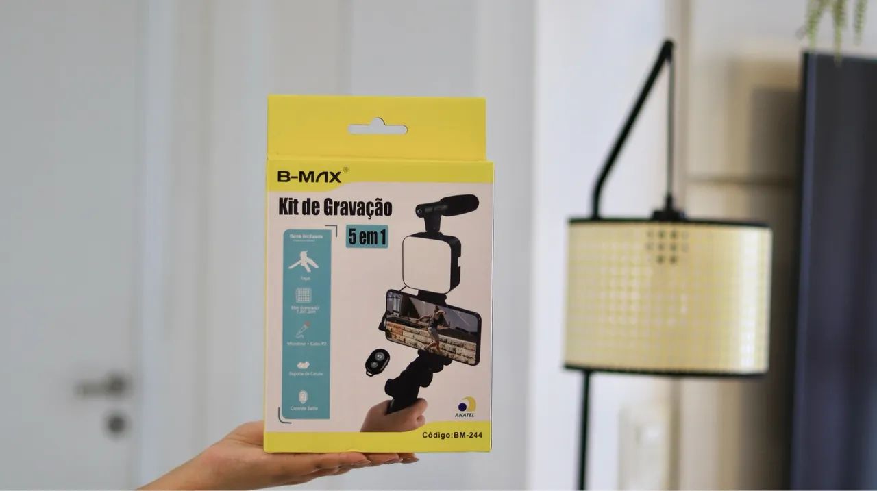 Kit de Gravação para Celular 5 em 1 - B-MAX