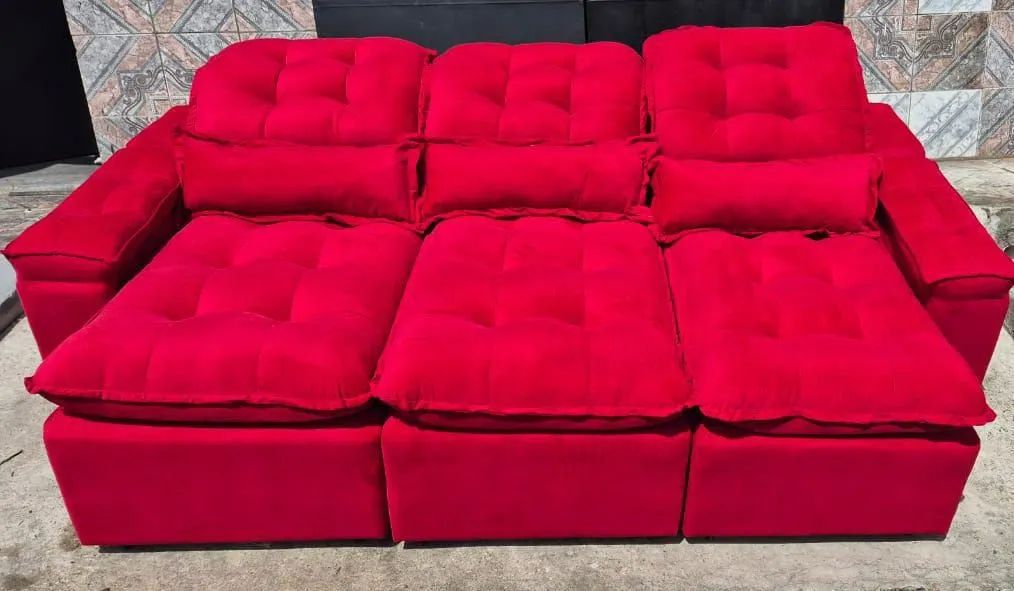 Sofá Retrátil e Reclinável 3 lugares  - Foto 2