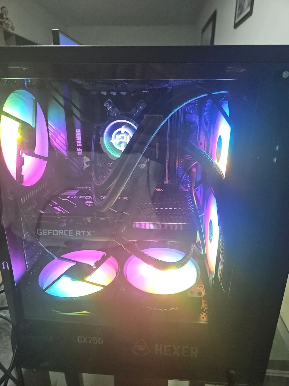 Pc gamer completo ryzen 7 5700x e rtx 3060 12g(novo)