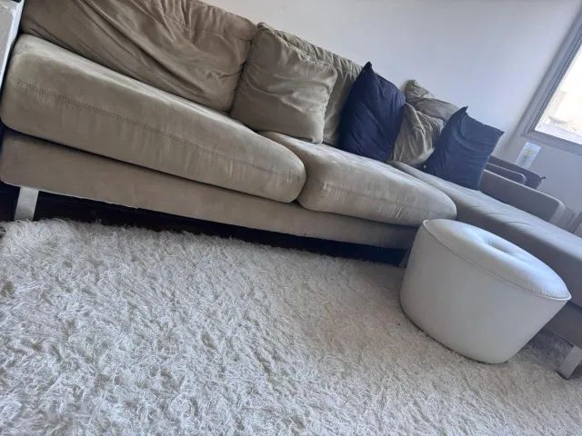 sofá de 3 a 4 lugares com chaise modular etna 2,3m de comprimento- R$ 1300 - Foto 2