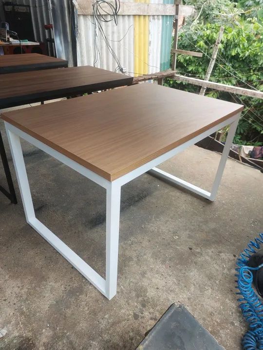 Mesa estilo industrial bse branca - Foto 5