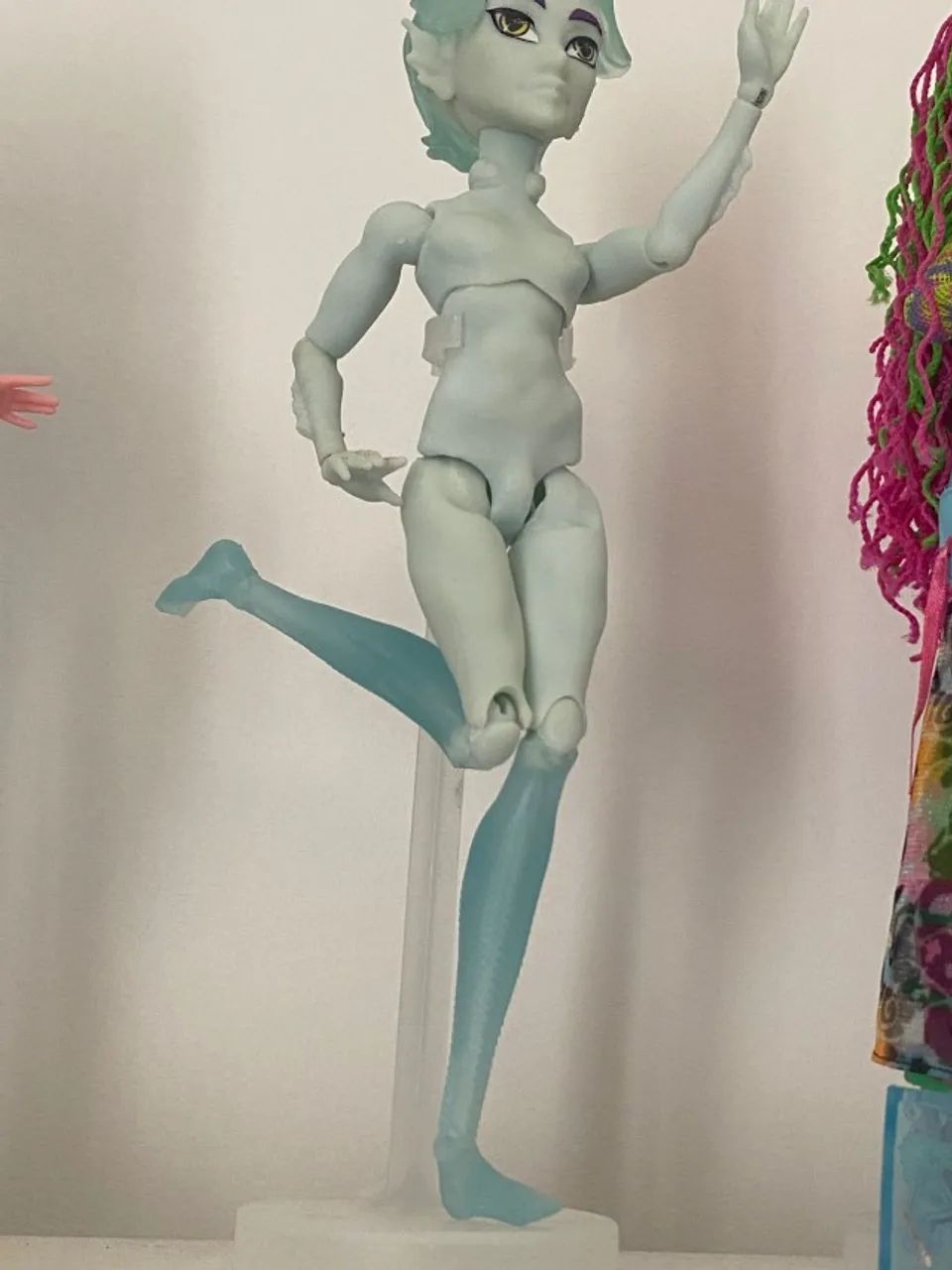 Boneco Gil Monster High G3 Perna Azul - Foto 4