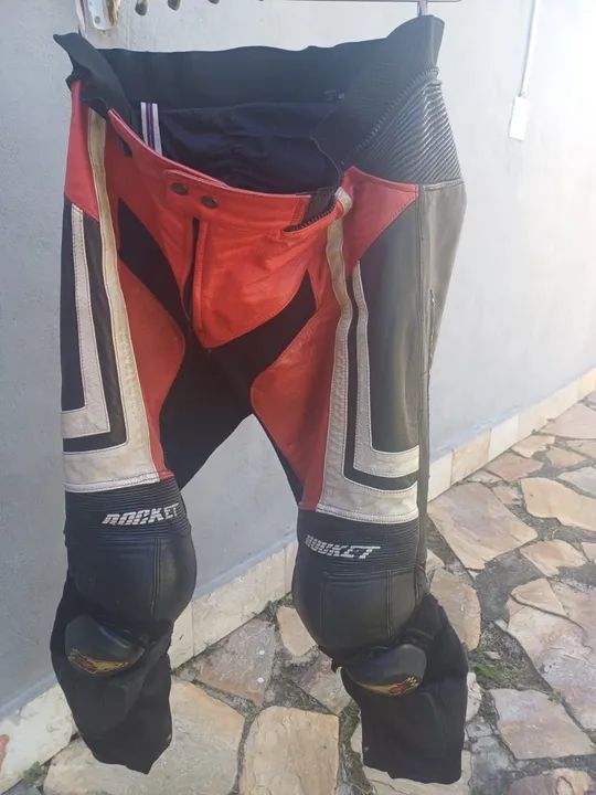 Calça de Couro para Motociclista Joe Rocket