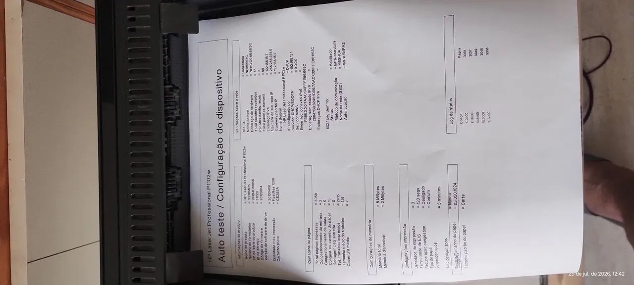 Hp laserjet p1102w semi nova  - Foto 4