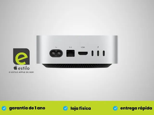 Mac Mini M4 / 16GB / 256GB SSD - Novo - Loja Física - Computadores