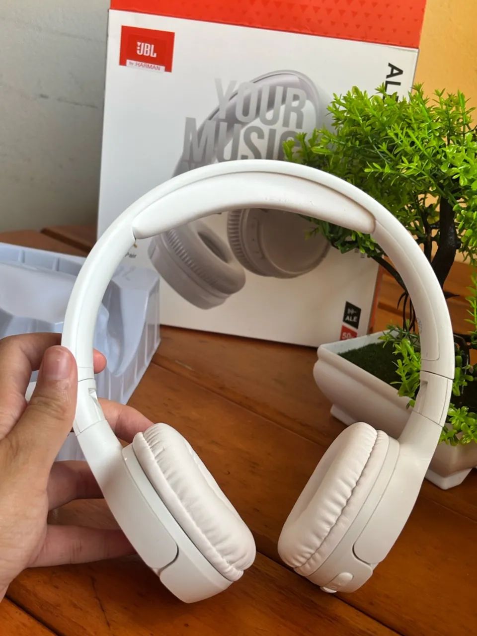 Fone de ouvido Bluetooth JBL- Branco - Foto 4