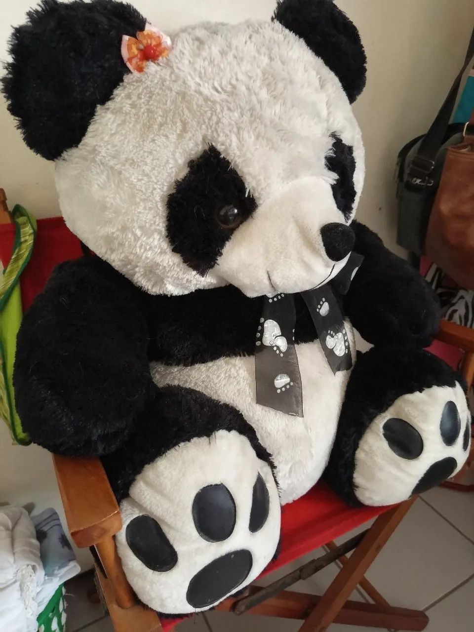 Baixou!!! Urso Panda de pelúcia grande. - Foto 3