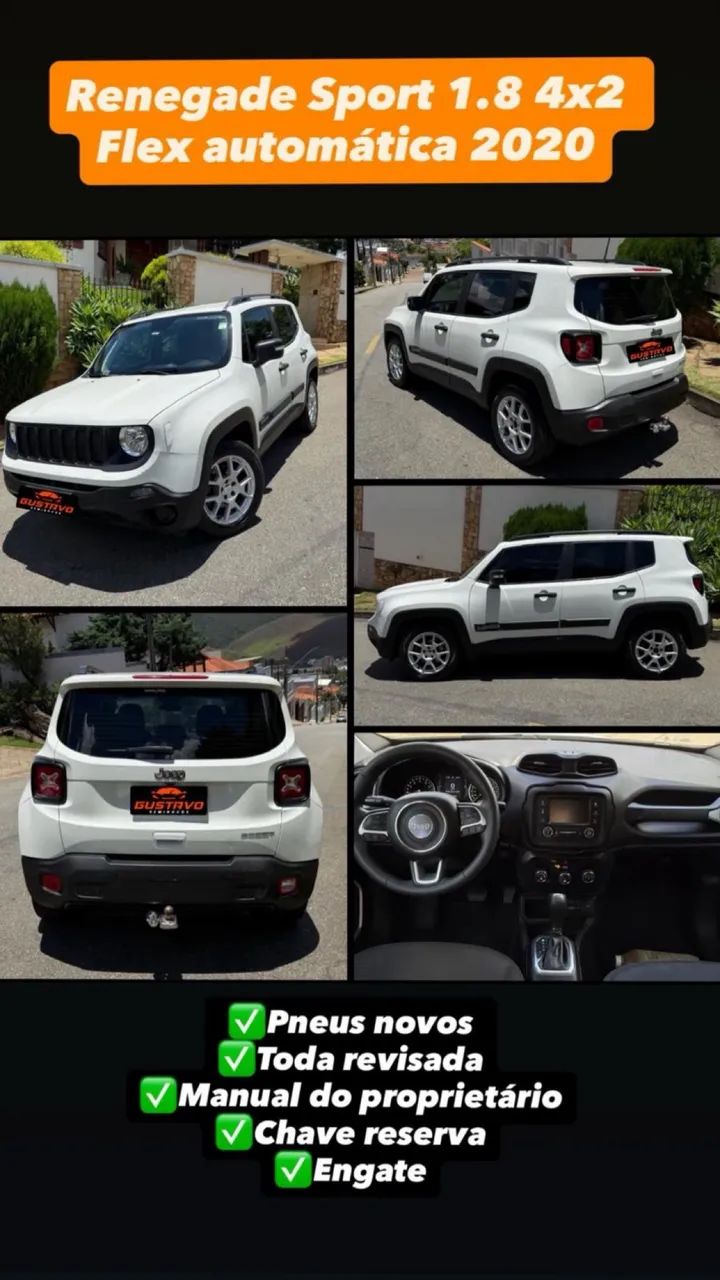 Jeep Renegade Renegade Sport 1.8 4x2 Flex 16V Aut. 2020