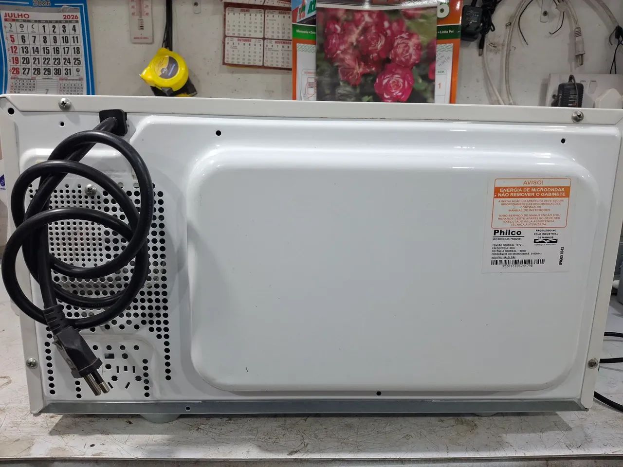 Microondas philco 23 litros 127v usado  - Foto 5