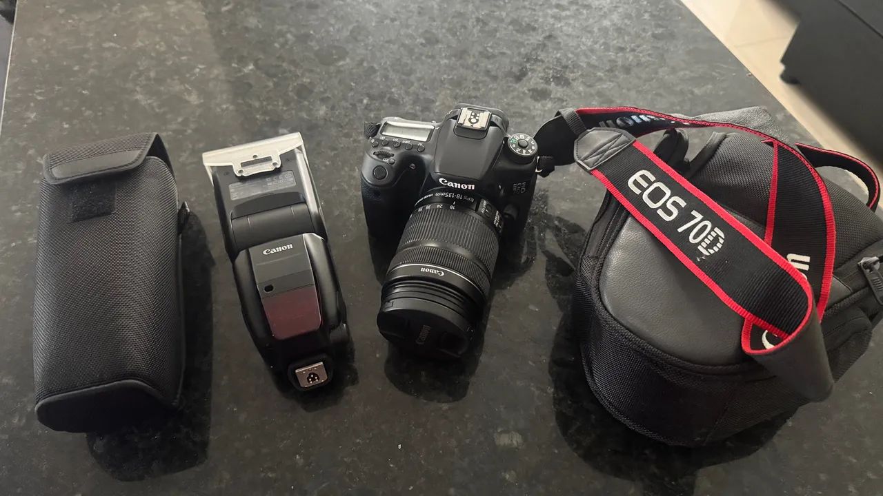 Cânon 70D +flash  - Foto 4