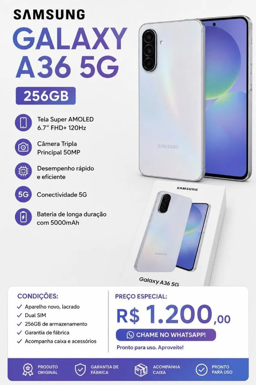 Samsung Galaxy A36 5G 256GB - Foto 5