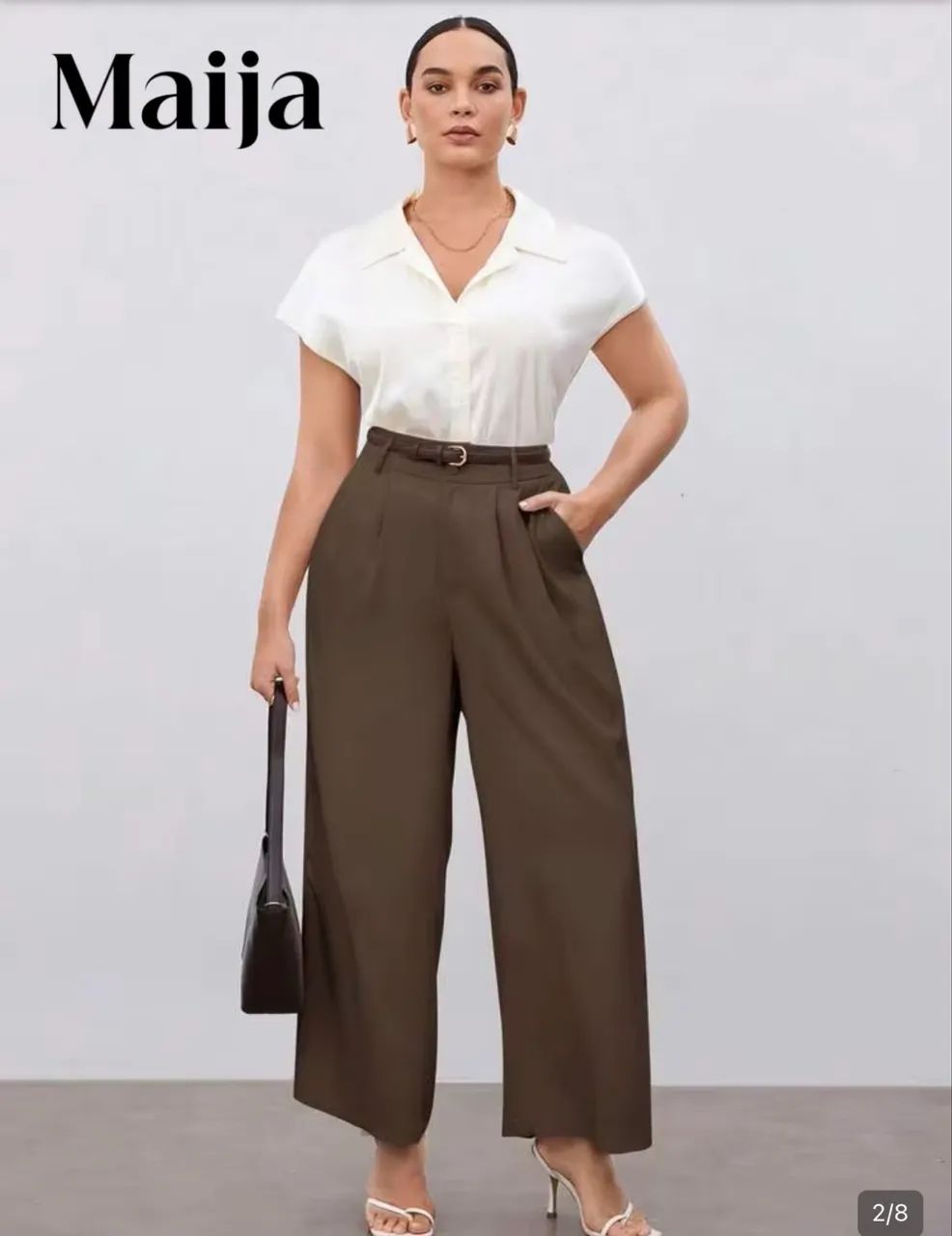 Calça alfaiataria shein NOVA