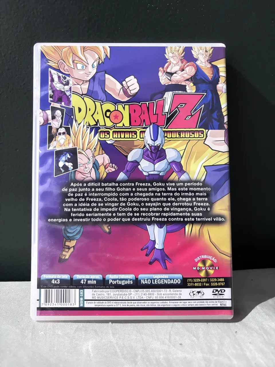 DVD Dragon Ball Z - Os Rivais Mais Poderosos - CDs, DVDs etc
