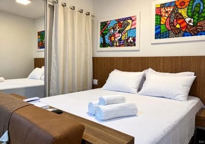 Flat 1 quarto mobiliado | S4 Hotel Águas Claras 