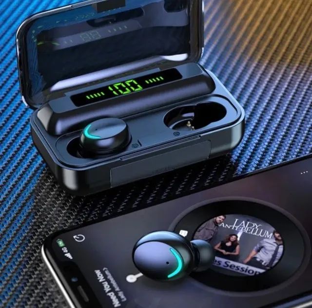 Fone de ouvido Bluetooth e Power Bank - Foto 2