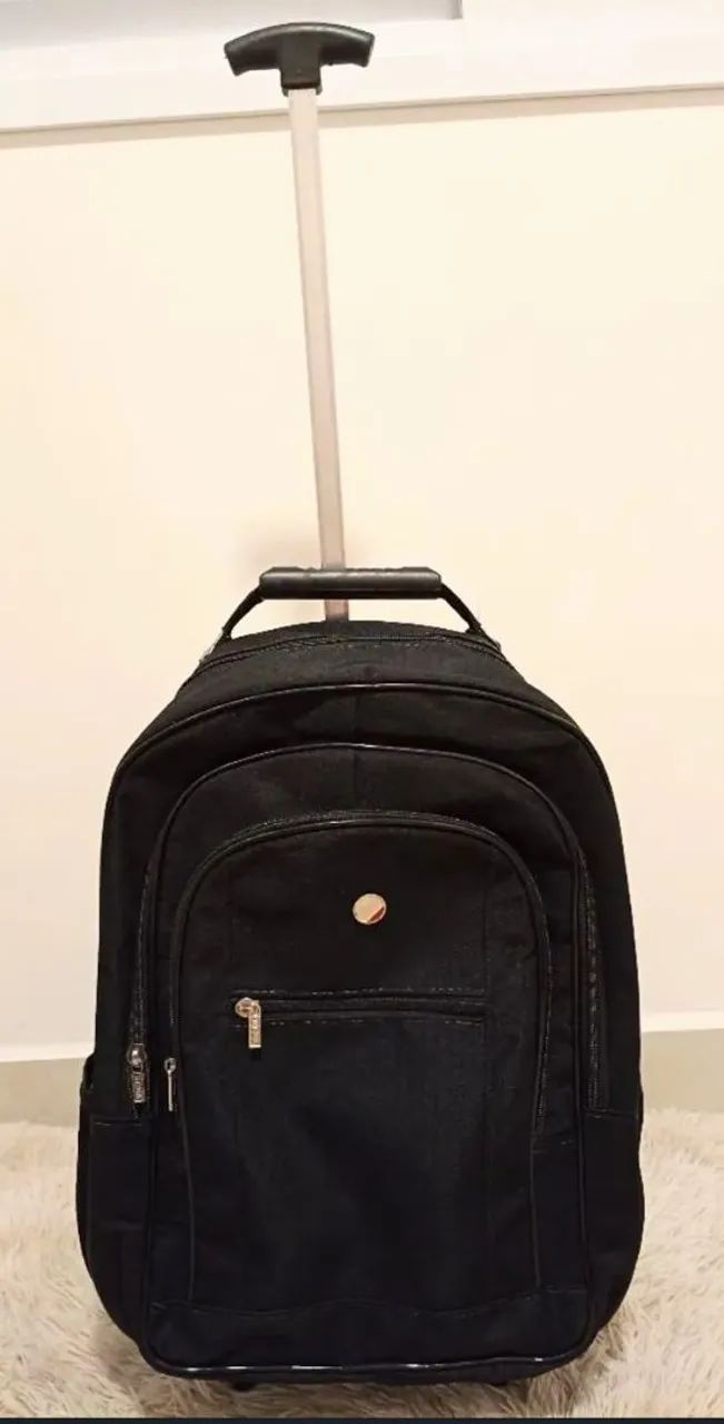 Mochila Executiva Nova com rodinhas e puxador  - Foto 2