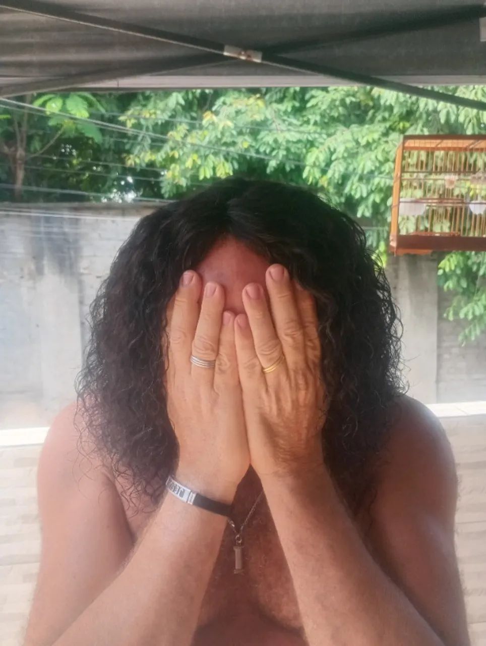 Peruca 100% Humano 35/40 Cm