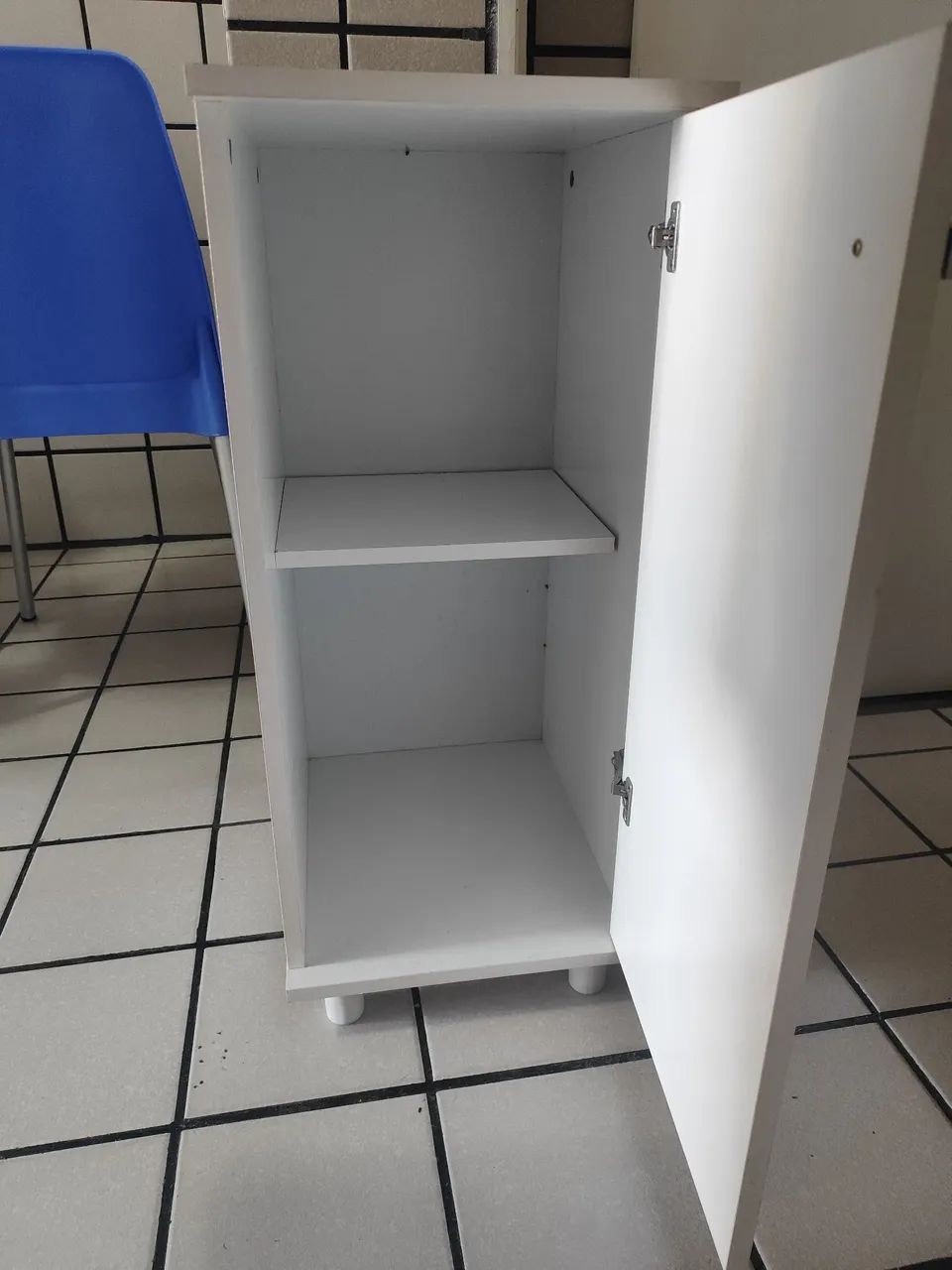 Armário Multiuso em MDF com 1 porta branco - Foto 4