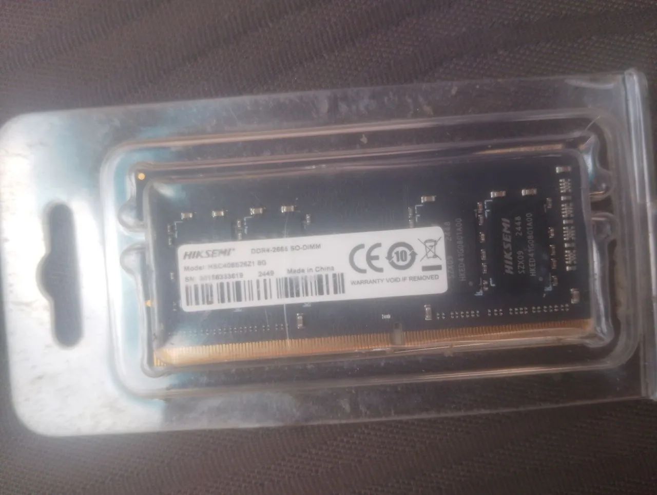 Memória ram ddr4 8 gigas 