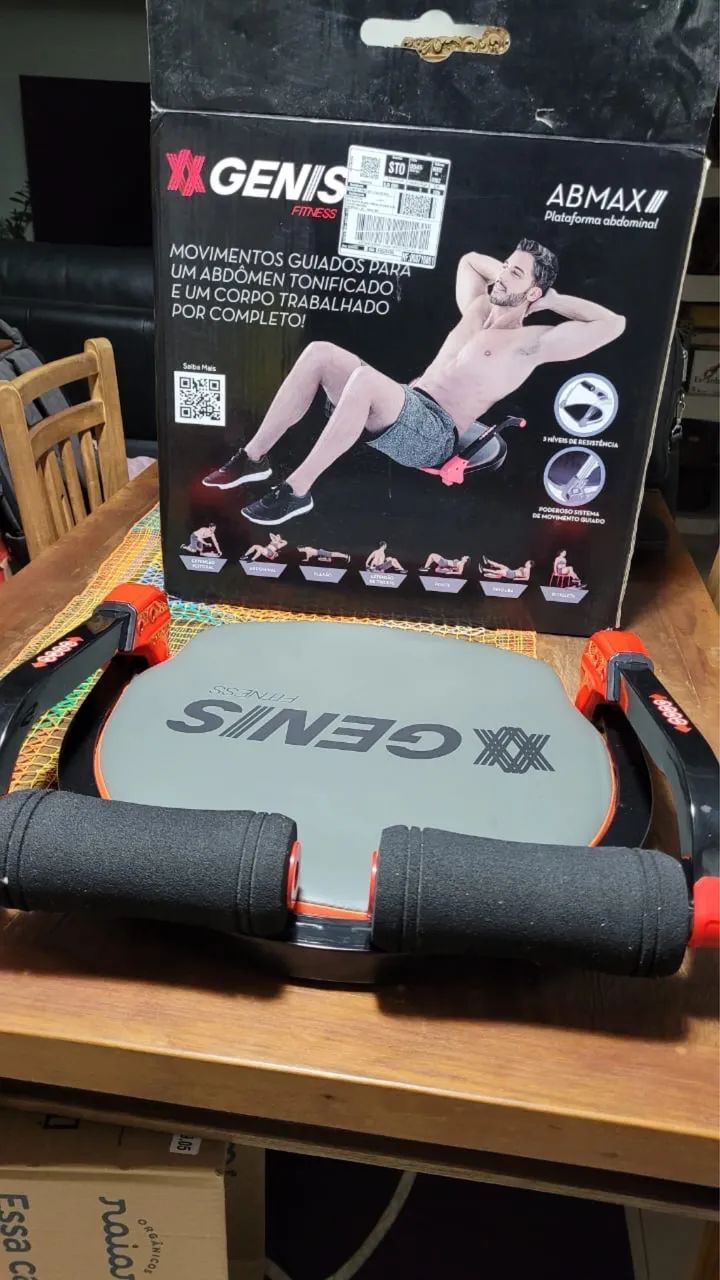 PLATAFORMA ABDOMINAL  + STEP Abmax fitness 