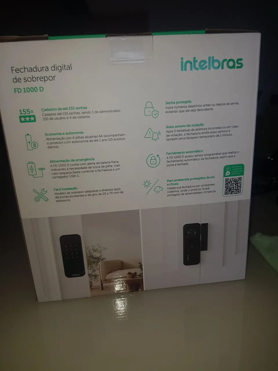 fechadurra digital Intelbras  - Foto 4