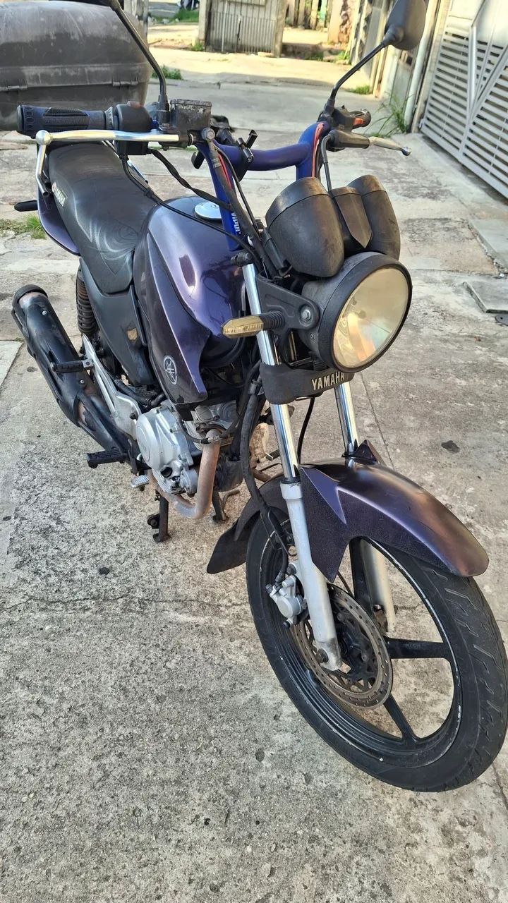 Moto Yamaha Factor YBR 125CC Roxa  - Foto 3