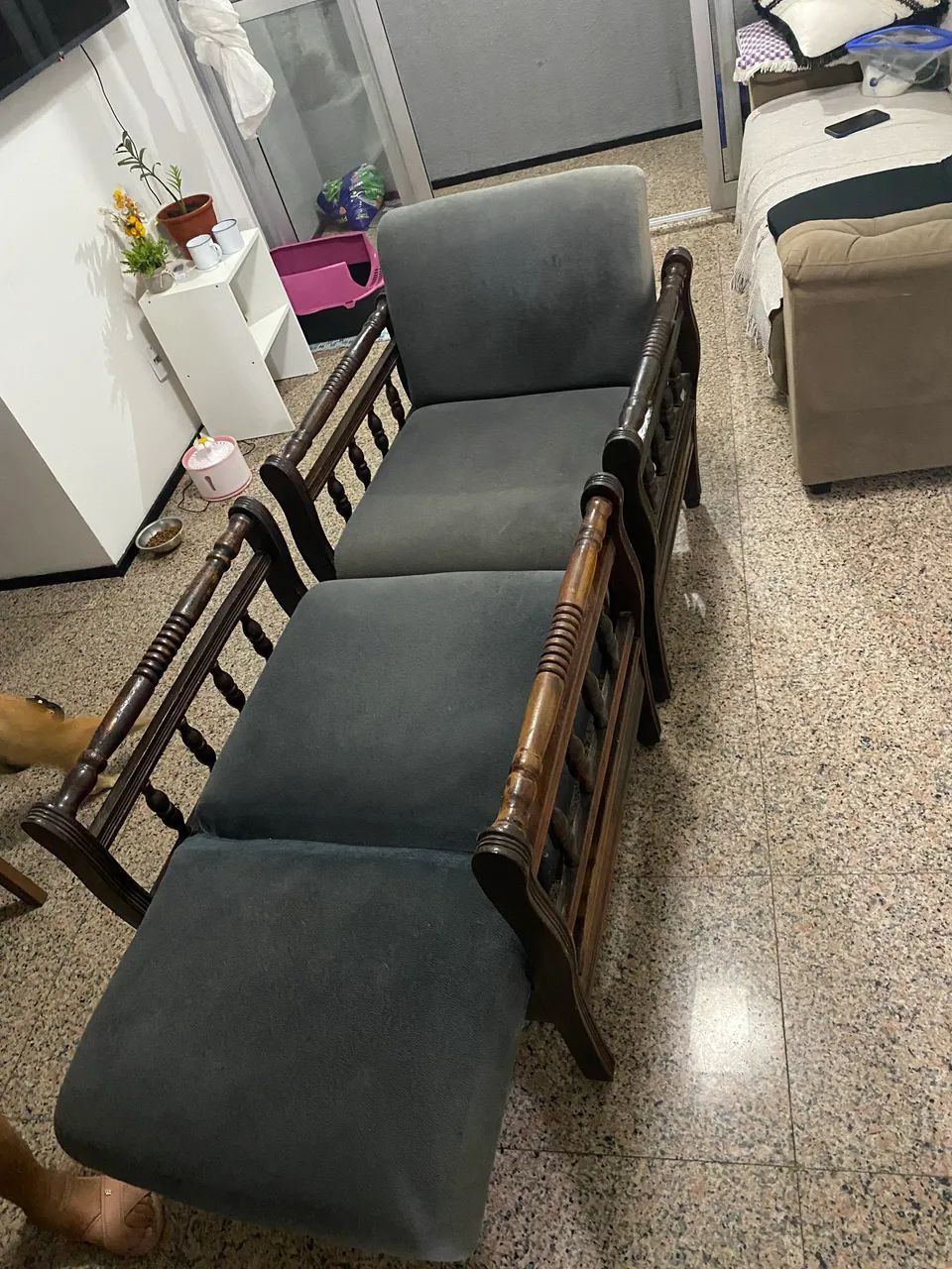 Poutronas , poltronas rústica colonial  - Foto 3