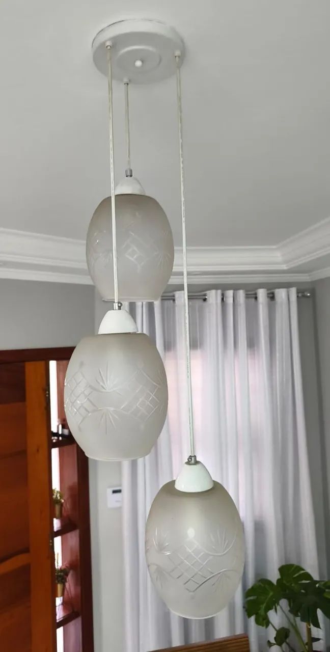 Lustre pendente triplo  - Foto 3
