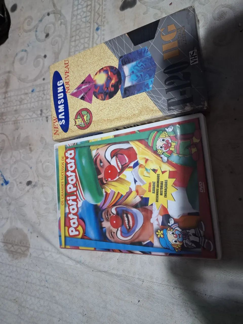 Fita k7 + dvd 