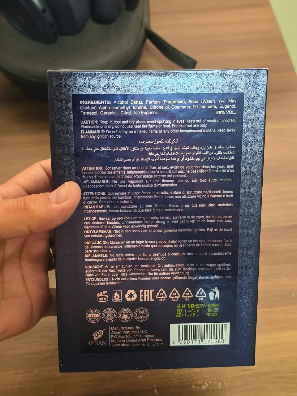 Perfume Árabe Afnan Turathi Blue - Foto 3