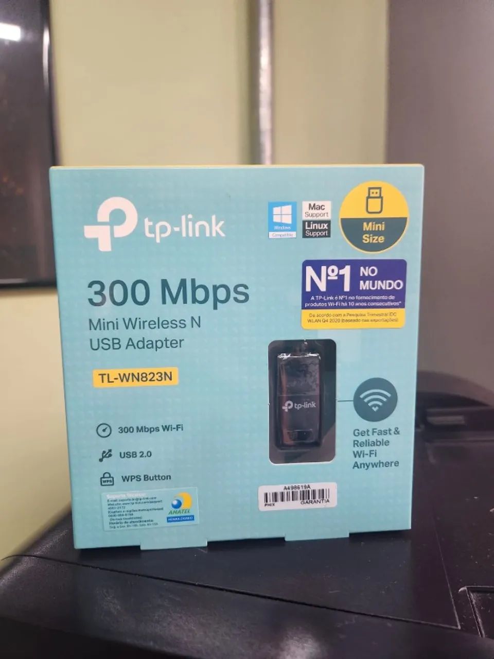 Adaptador Wi-Fi USB TP-Link TL-WN823N 300Mbps - Foto 5