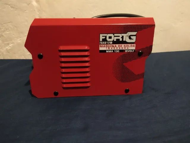 Máquina de Solda Fortg 130A + Case Boxer com 1kg de Eletrodo - Foto 3