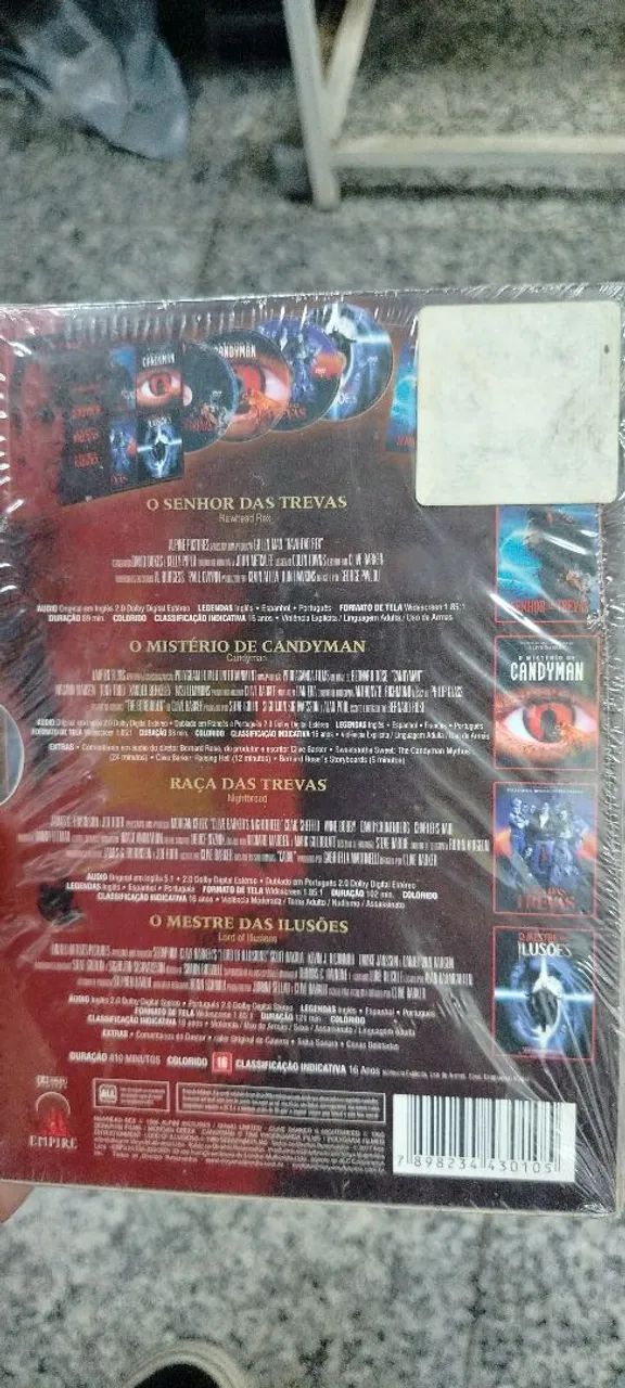 Clive Baker Box com 4 dvds lacrado - Foto 3