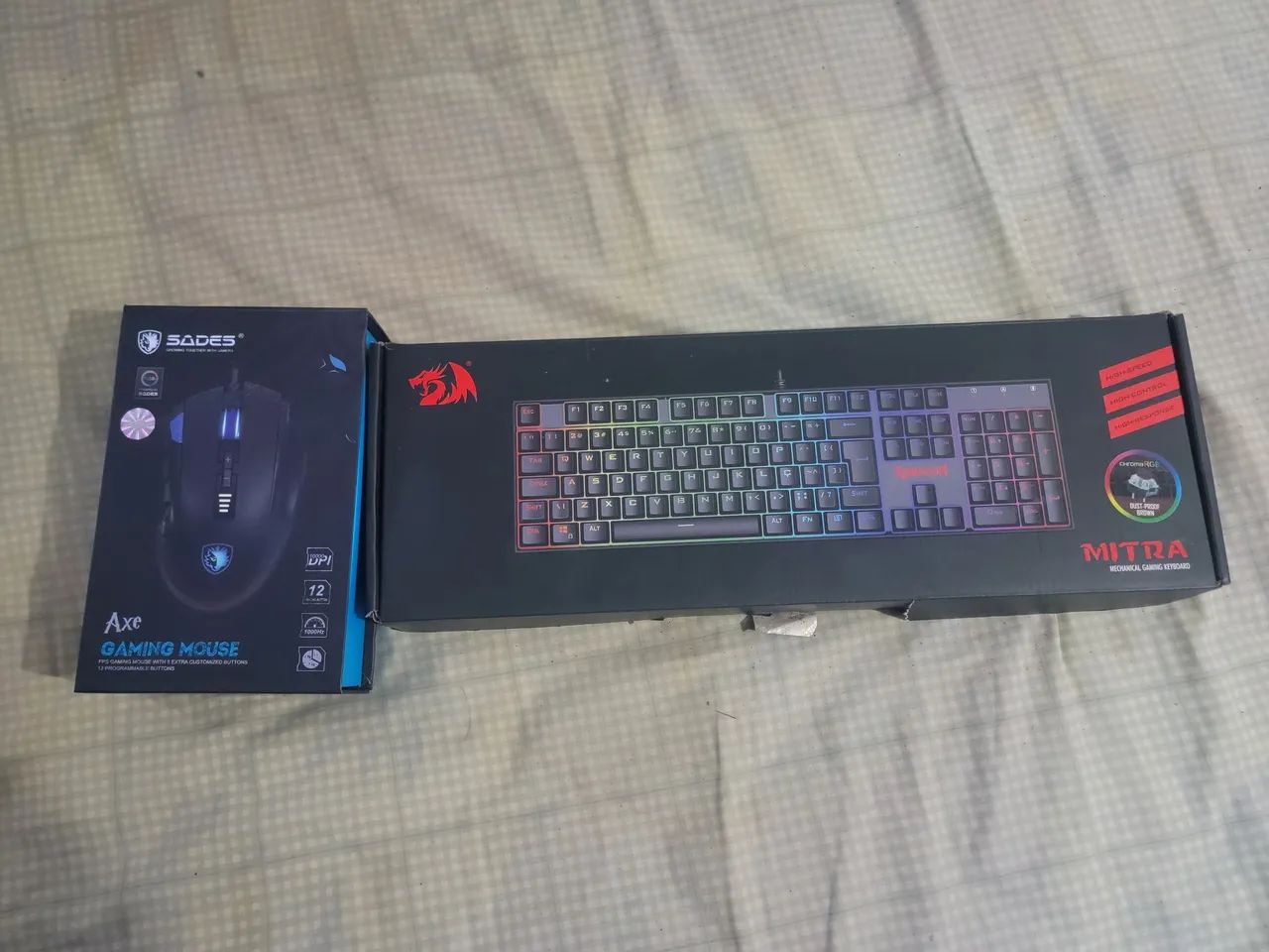 Mouse e teclado gamer 