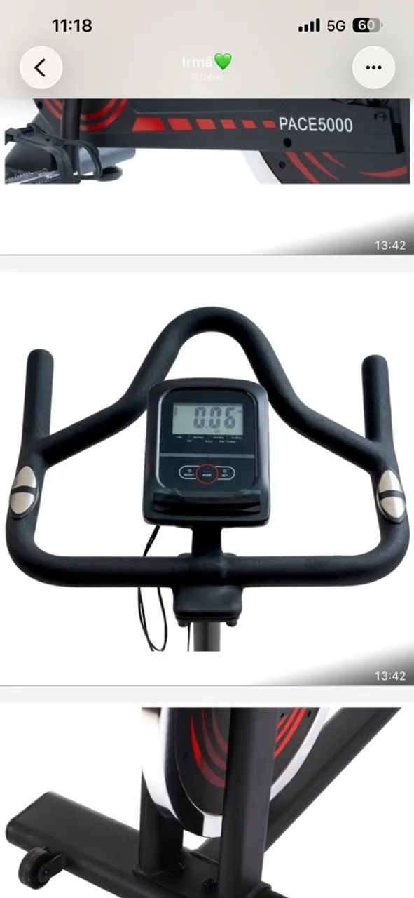 BICICLETA ERGOMÉTRICA SPINNING PACE 5000 ODIN FIT 13KG - Foto 3