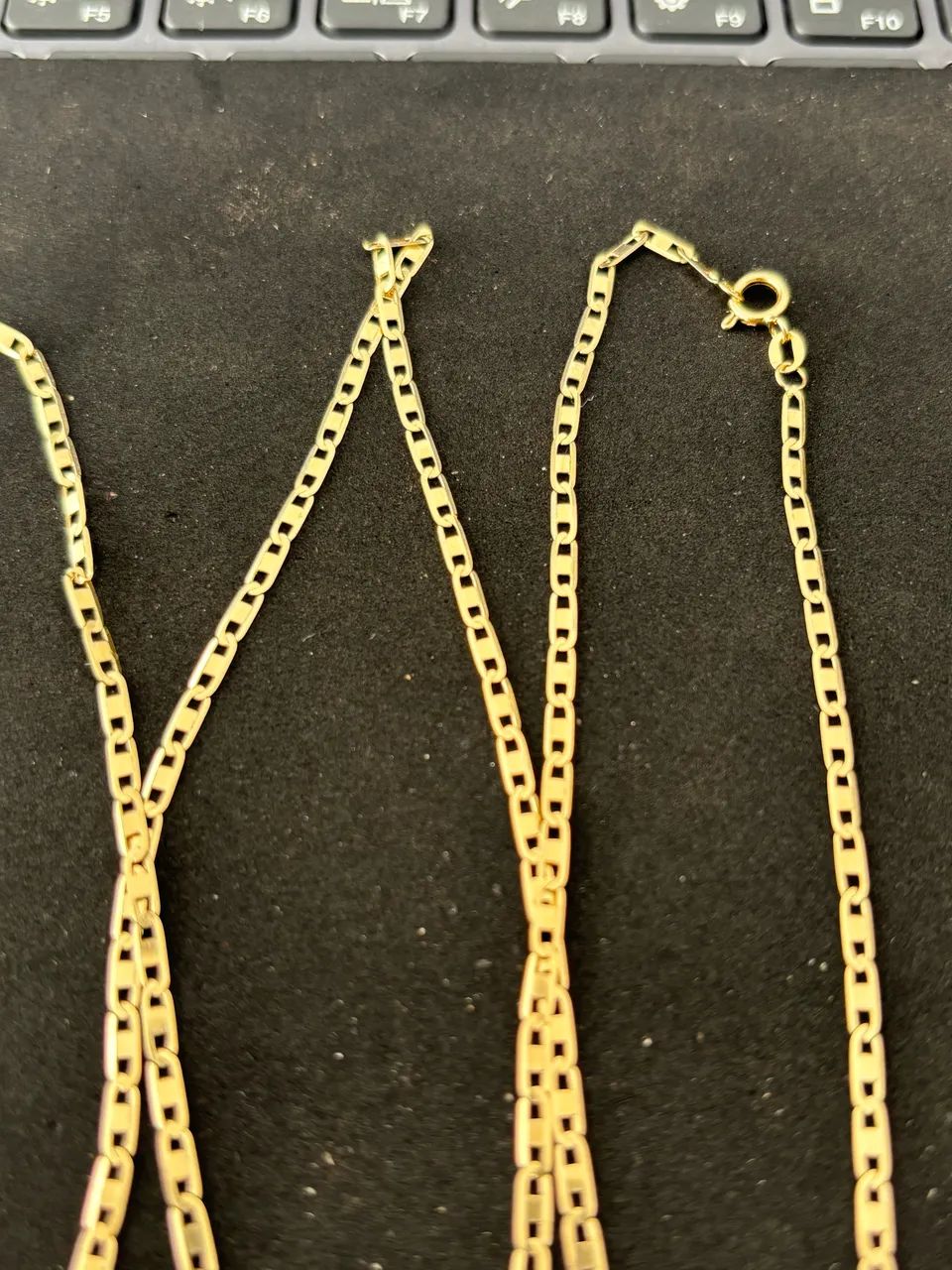 Corrente Piastrine ouro 18k  - Foto 3