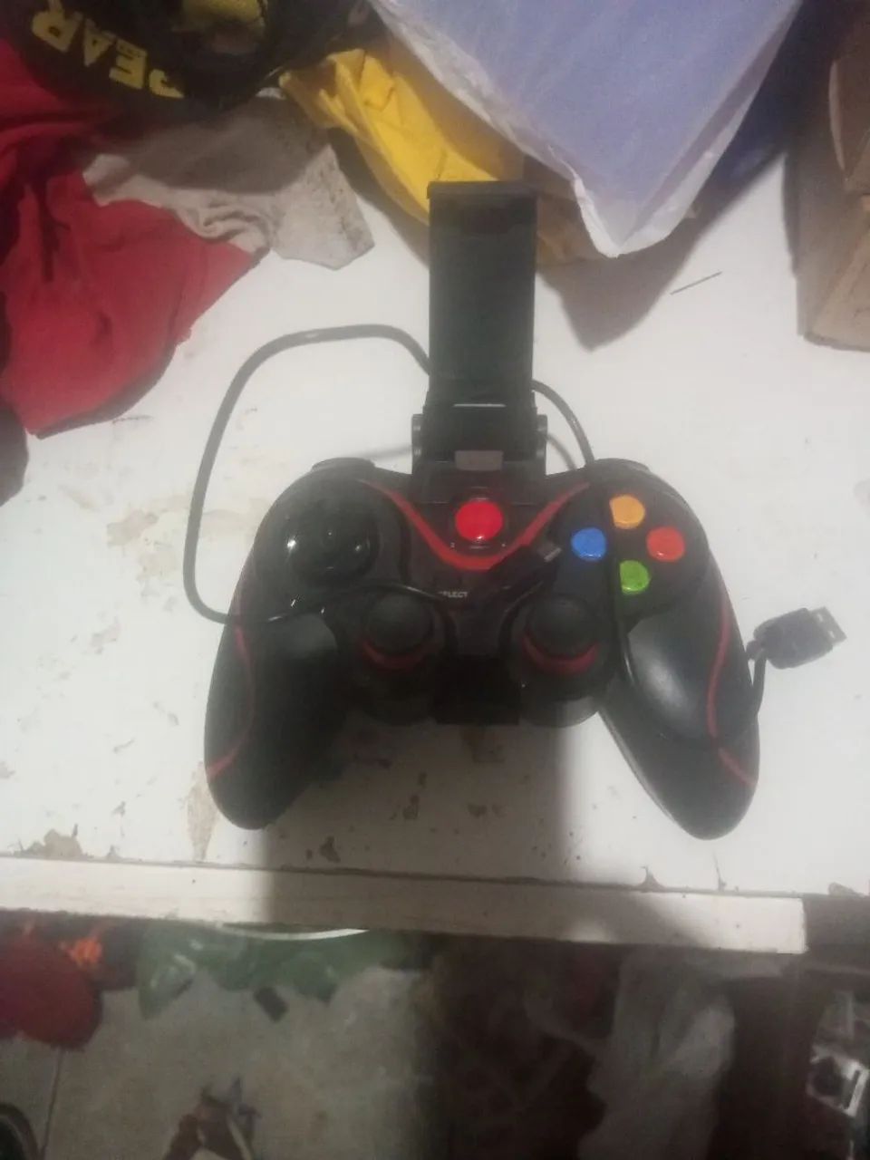 Gamepad Bluetooth X3 Controle Celular PS2 COD GTA - Perfeito - Foto 5