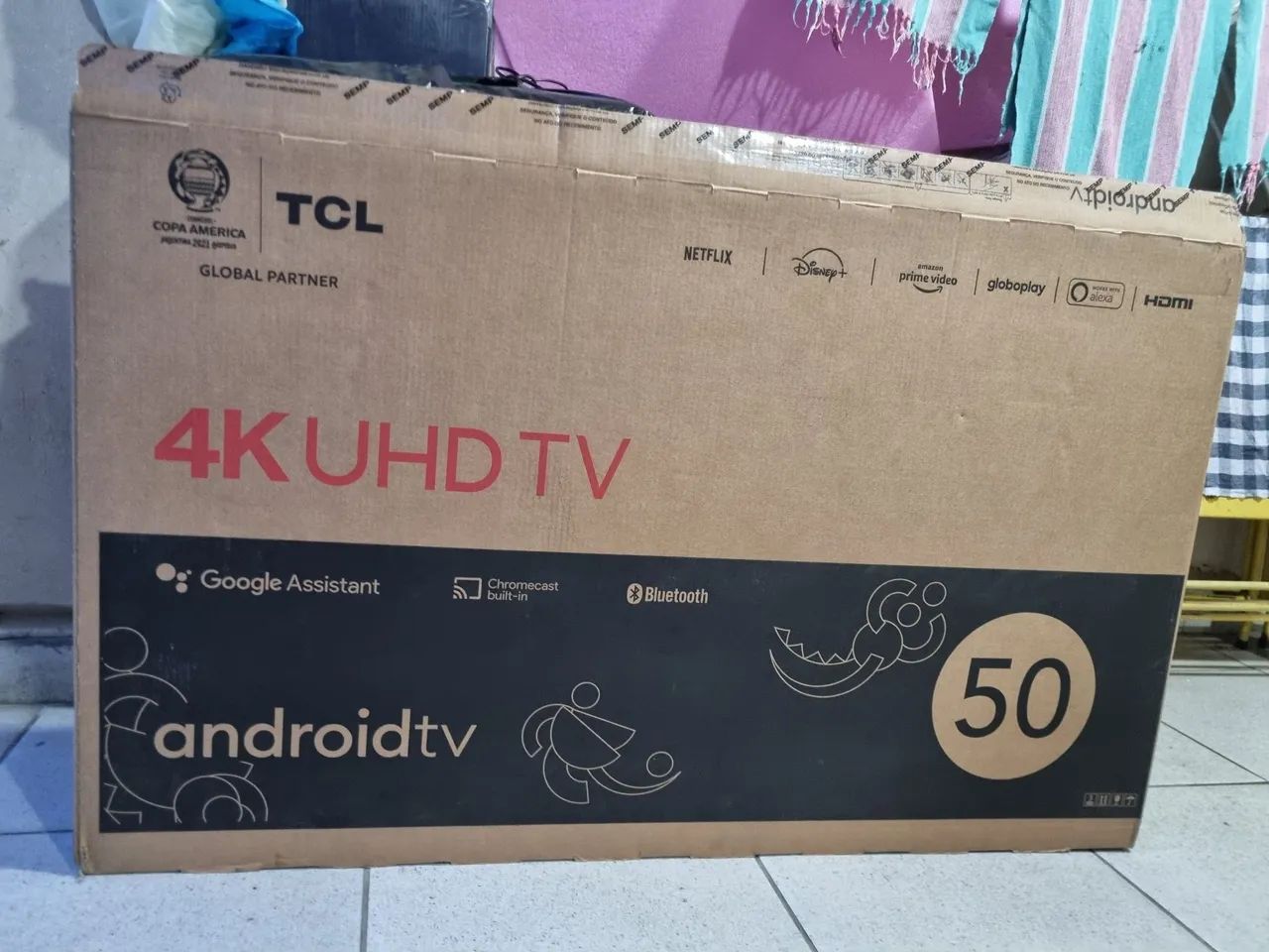 Tv Smart 50 polegadas TCL Android 4k  - Foto 2