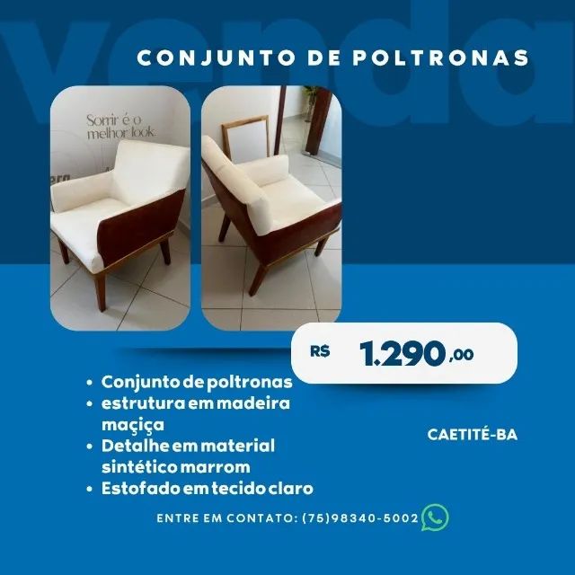 CONJUNTO DE POLTRONAS