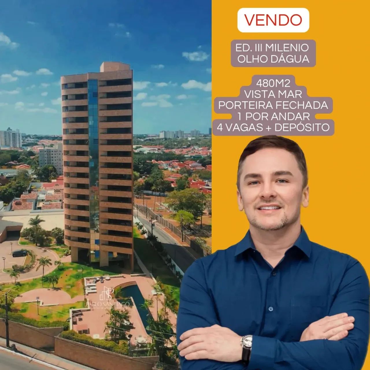 Imóvel para venda tem 480 metros quadrados com 6 quartos em Olho D'Água - São Luís - MA