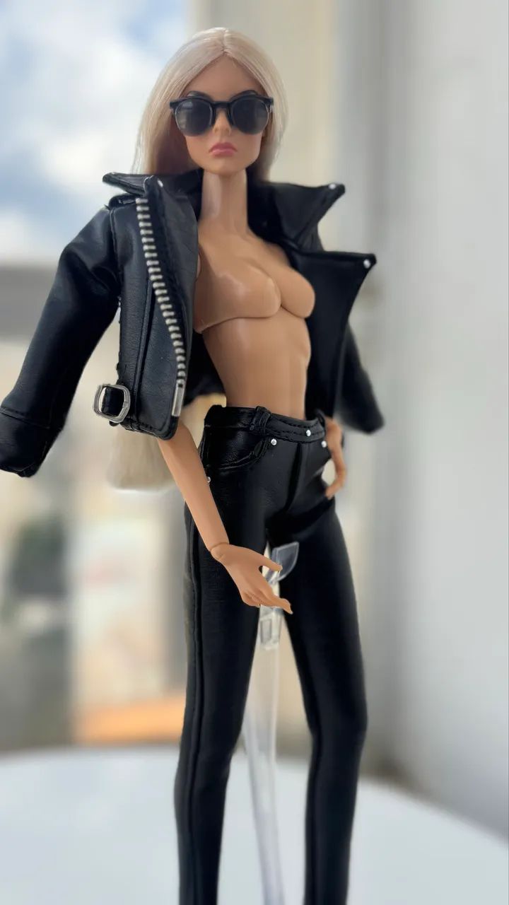 Calça de ?couro? FR/Xian doll - Foto 3