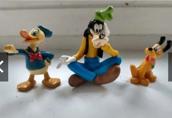 Pato Donald Pateta e Pluto Disney bonecos originais raros Ler Descrição     - Foto 5