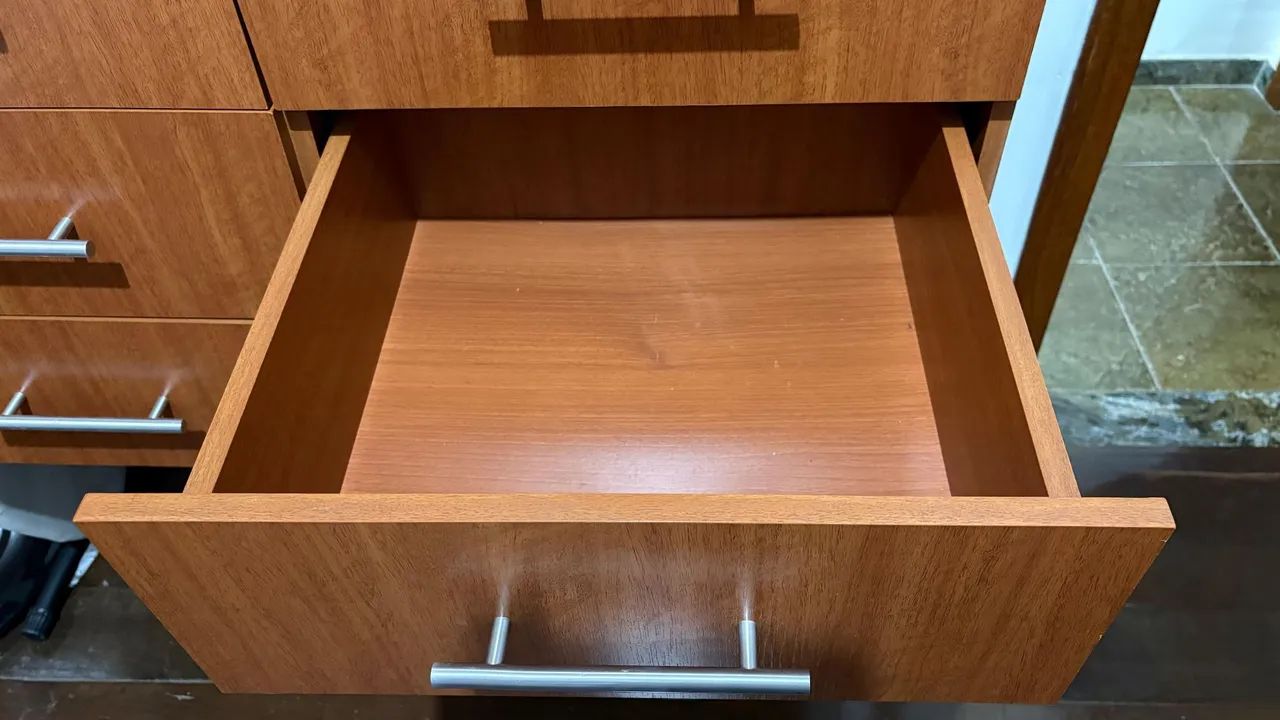 Estante móvel multiuso suspenso em MDF - Foto 5
