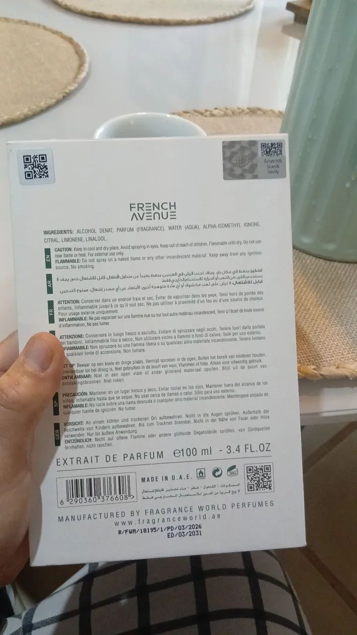 Perfume Aether da French Avenue - Foto 3