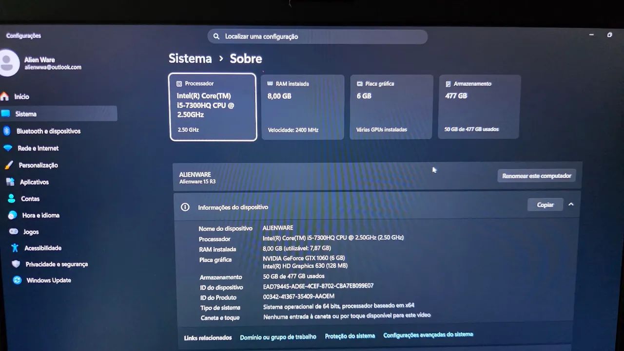 Alienware 15 R3 (2017) Notebook Gamer - Foto 5