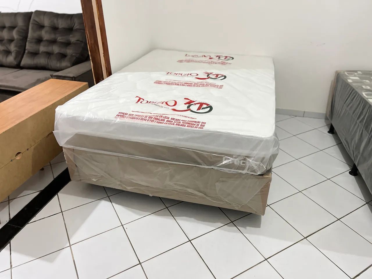 Cama de Casal molas ensacadas | NOVO - Foto 2
