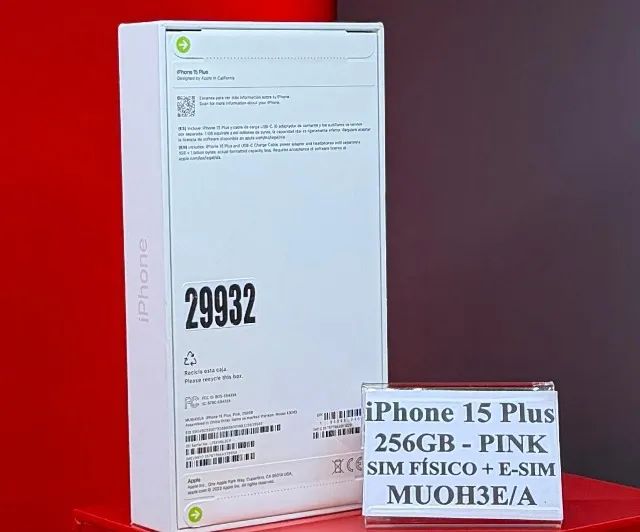 Apple iPhone 15 Plus 256GB - Rosa Chip Fisico+Chip Virtual - Produto Lacrado com Garantia - Foto 2