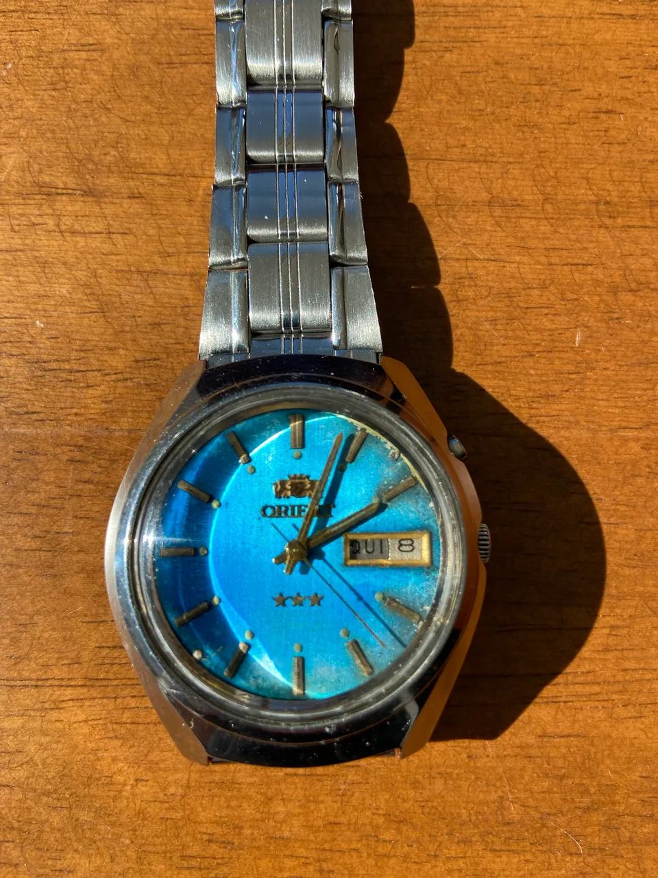 ORIENT TRÊS ESTRELAS AUTOMÁTICO VINTAGE - DÉCADA DE 70 - Foto 3
