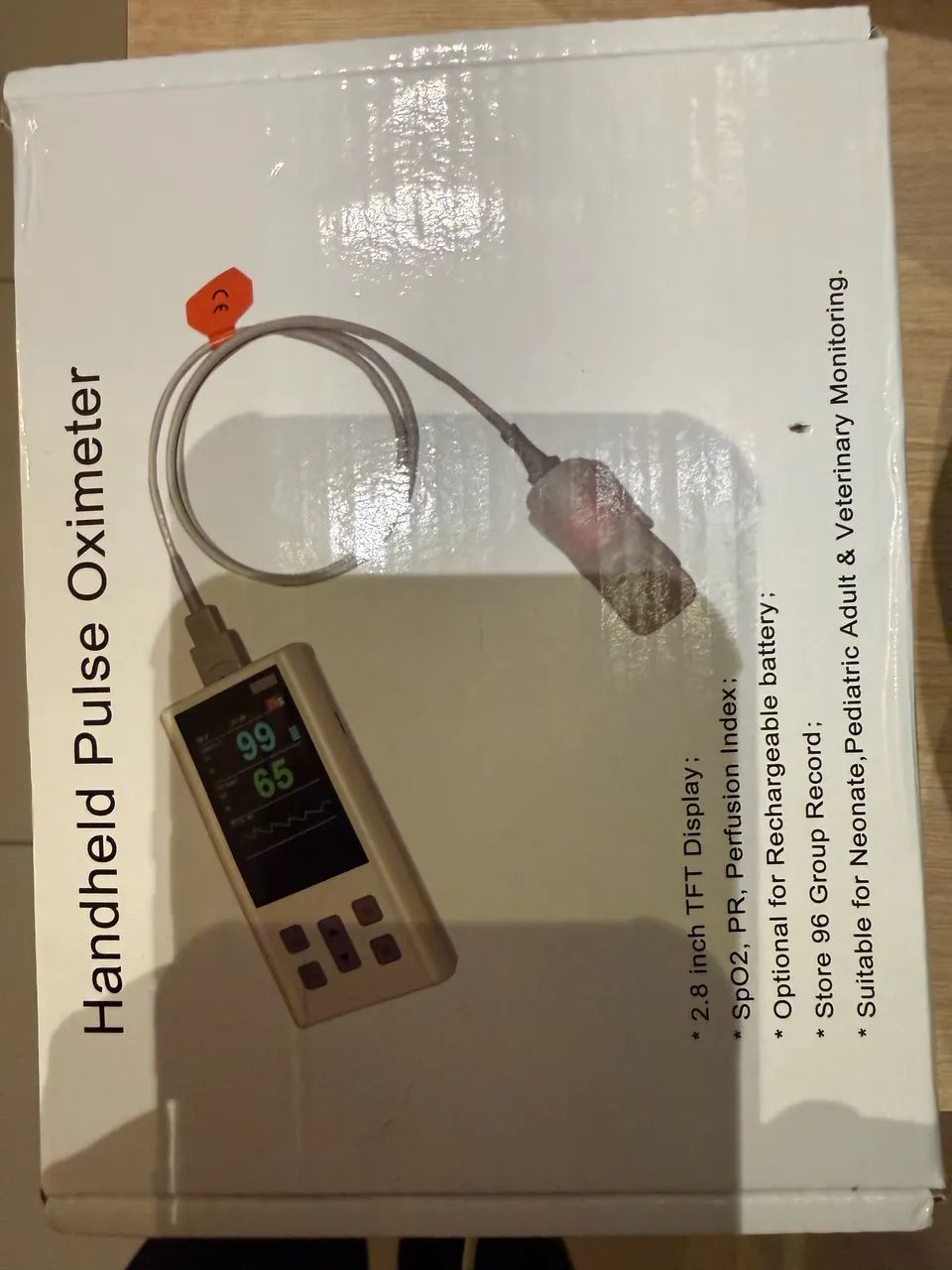 Sensor de oximetria veterinária SPO2