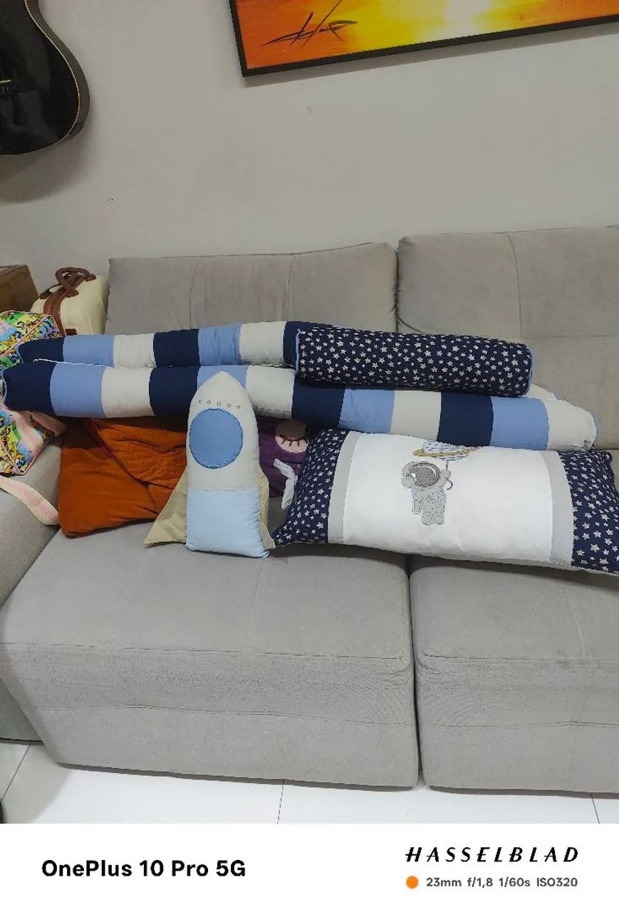 Kit berço usado. 5 itens - Foto 5